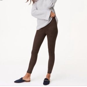 NWT Loft Brown Suede Pants